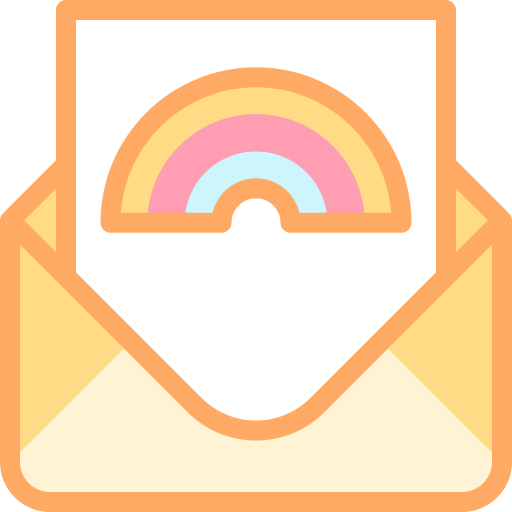 Почта Detailed color Lineal color иконка