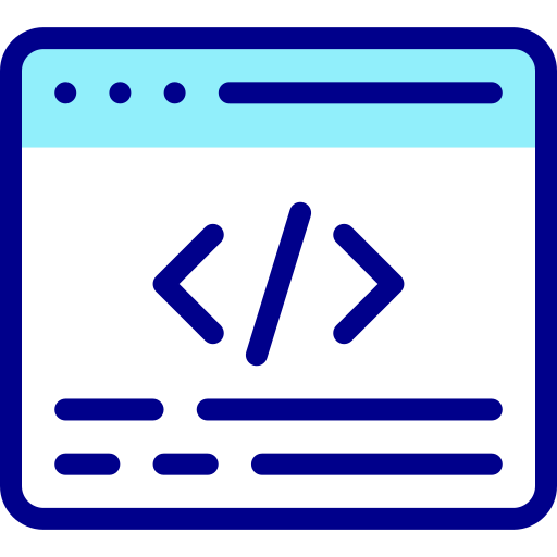 Coding Detailed Mixed Lineal color icon