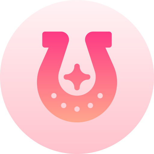 Horseshoe Basic Gradient Circular icon