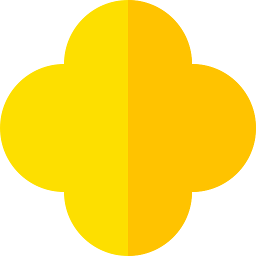 czterolistny Basic Straight Flat ikona