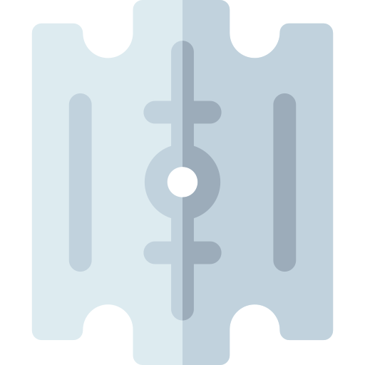 Razor blade Basic Rounded Flat icon