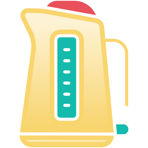 wasserkocher Generic Outline Color icon