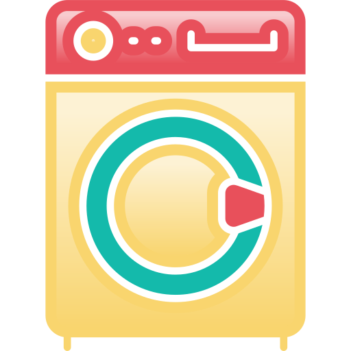 세탁기 Generic Outline Color icon