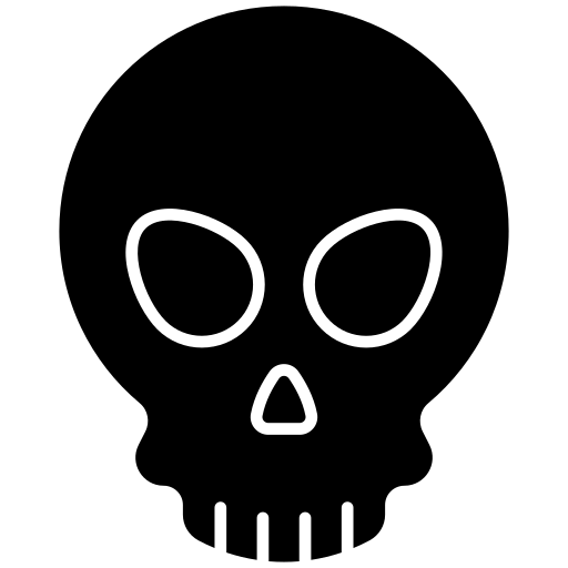 crânio Generic Glyph Ícone