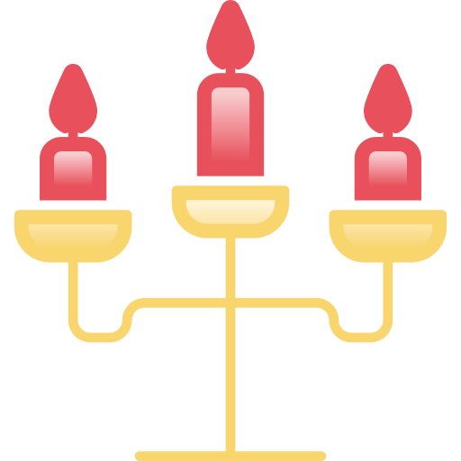 Candle holder Generic Outline Color icon