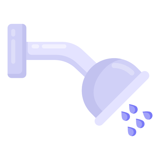 alcachofa de la ducha Generic Flat icono