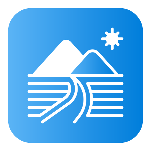 góra Generic Flat Gradient ikona