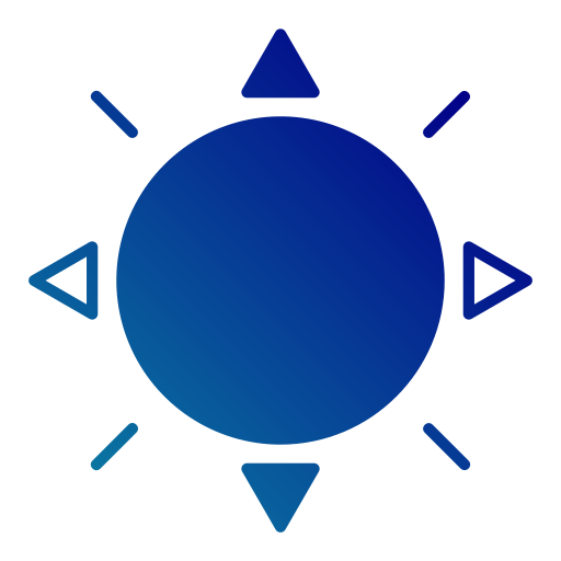 zon Generic Flat Gradient icoon