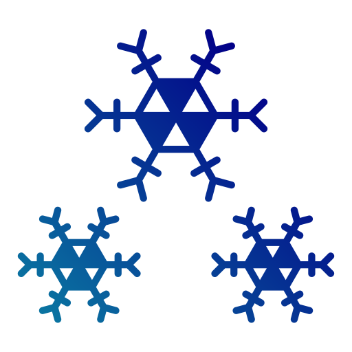 Снег Generic Flat Gradient иконка