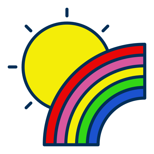 arco-íris Generic Outline Color Ícone