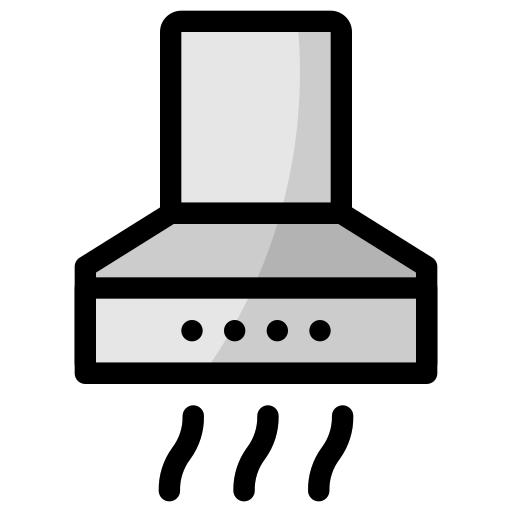 Extractor hood Generic Outline Color icon