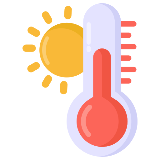 hohe temperatur Generic Flat icon