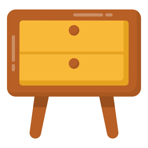 사이드 테이블 Generic Flat icon