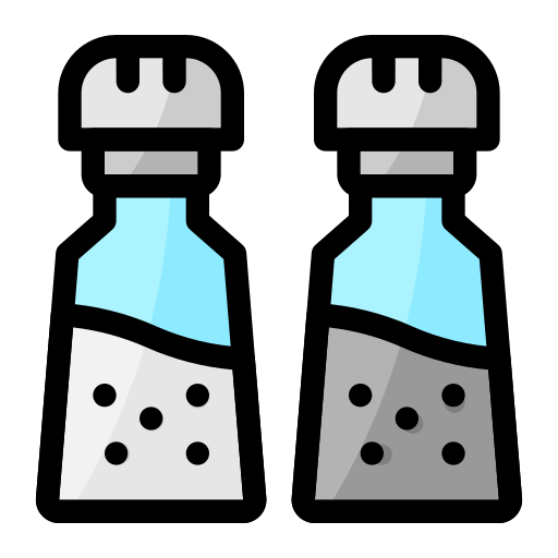Salt and pepper Generic Outline Color icon