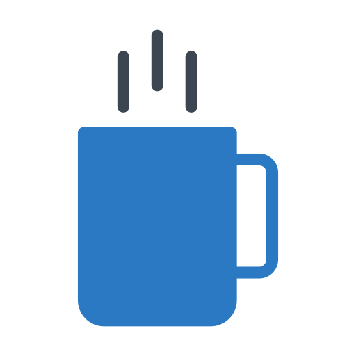 커피 컵 Generic Blue icon
