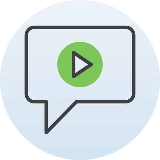 chat de video Generic Circular icono