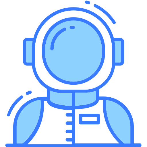 astronauta Generic Blue icono