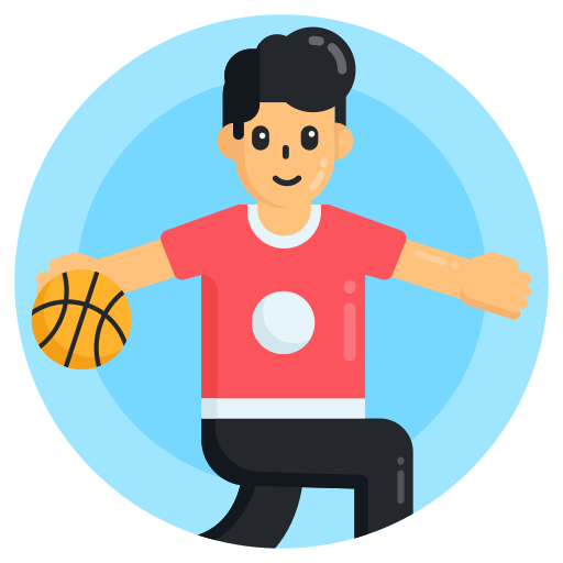 Basketball player Generic Circular icon