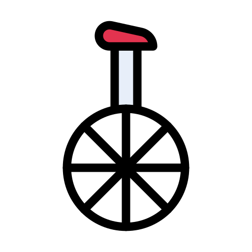 一輪車 Vector Stall Lineal Color icon