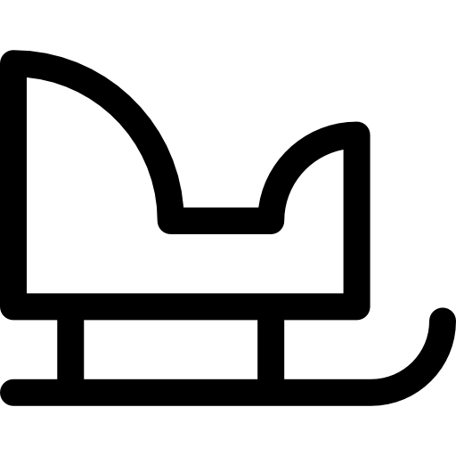 slitta Basic Rounded Lineal icona