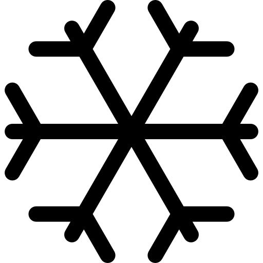 schneeflocke Basic Rounded Lineal icon