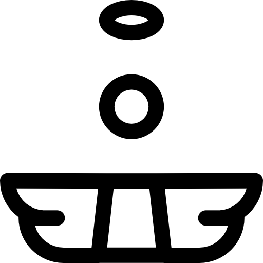 Ángel Basic Rounded Lineal icono