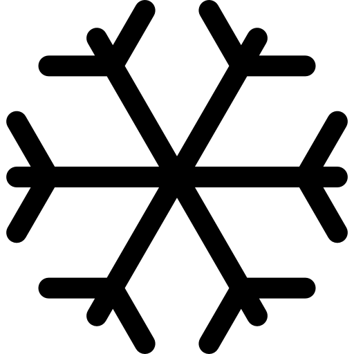 schneeflocke Basic Rounded Filled icon