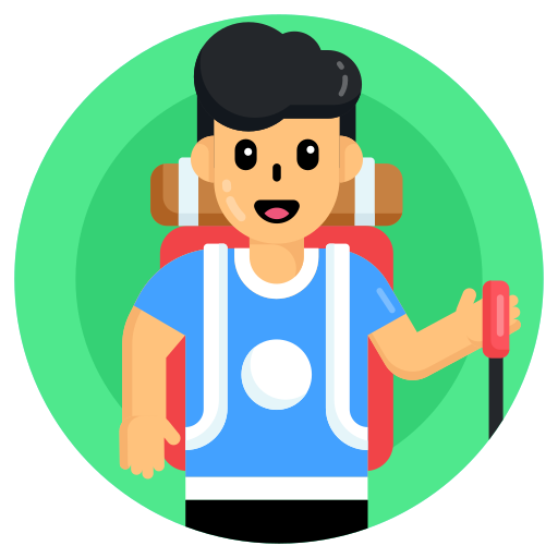 Hiker Generic Circular icon