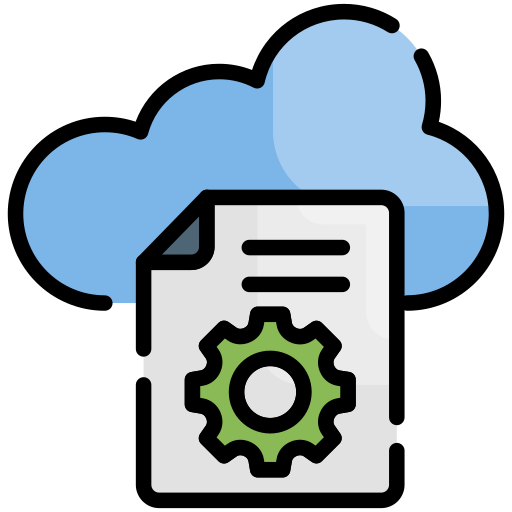 cloud-verarbeitung Generic Outline Color icon