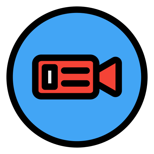 Video recorder Generic Outline Color icon