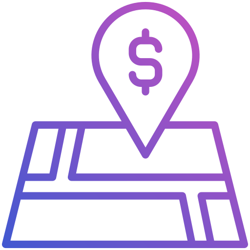 Map and location Generic Gradient icon