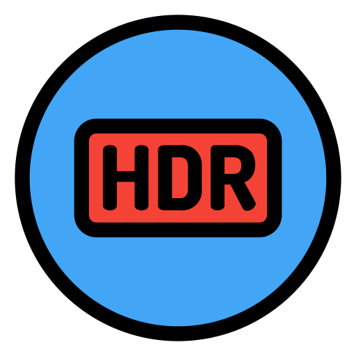 hdr Generic Outline Color icono