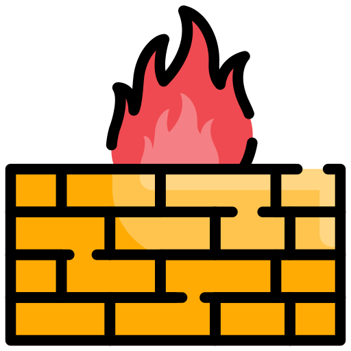 firewall Generic Outline Color icon
