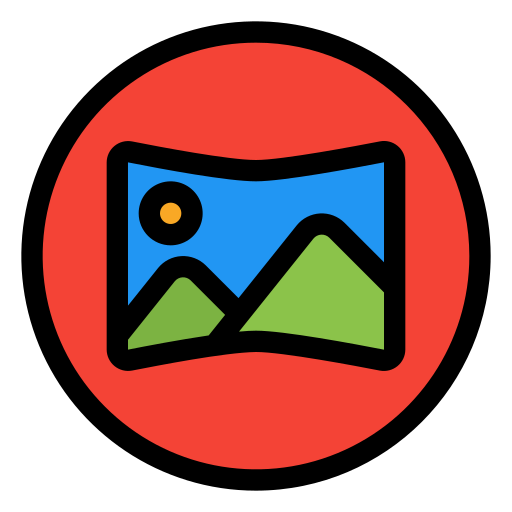 fotocamera panoramica Generic Outline Color icona