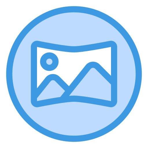 Panorama camera Generic Blue icon