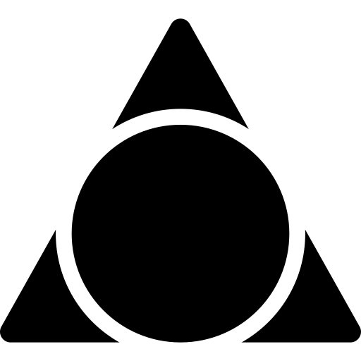 pyramide Generic Glyph Icône