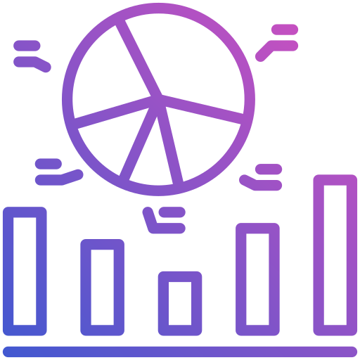 statistiek Generic Gradient icoon