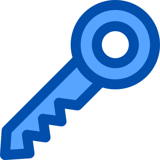 chiave Generic Blue icona