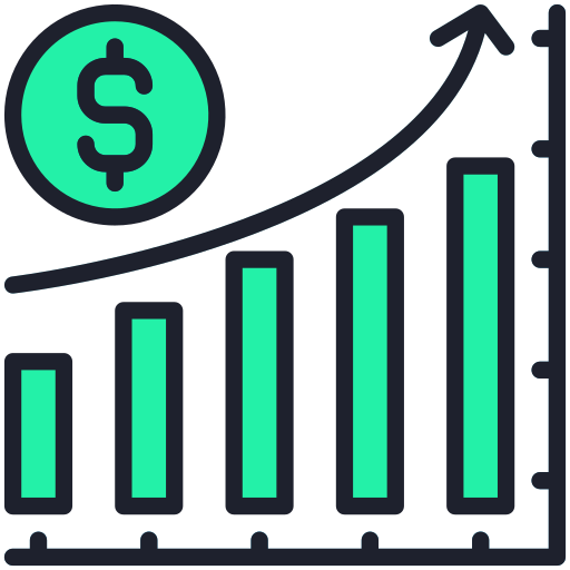 Growth Generic Outline Color icon