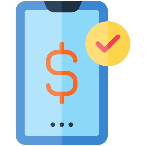mobiele betaling Generic Flat icoon