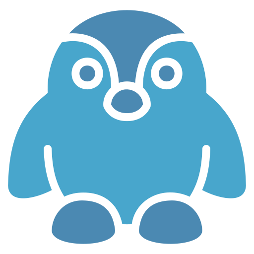 pingüino Generic Blue icono