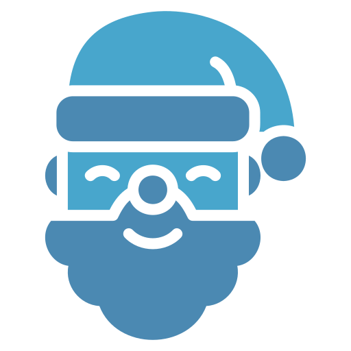 papá noel Generic Blue icono