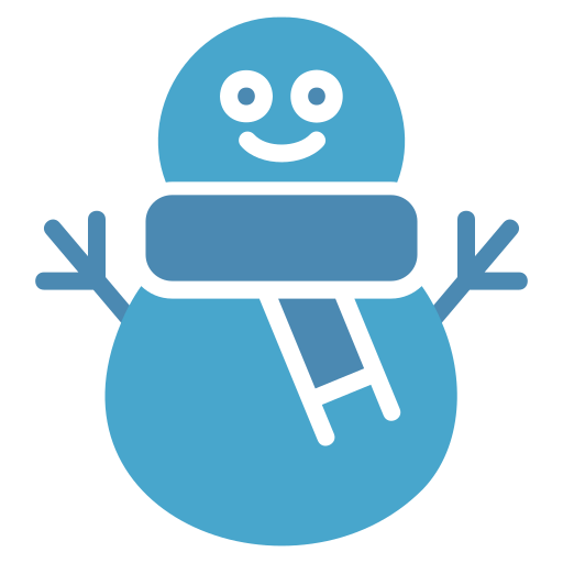 Снеговик Generic Blue иконка