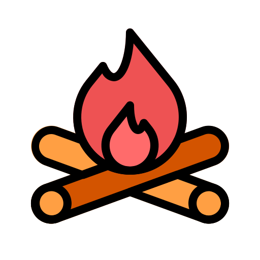 lagerfeuer Generic Outline Color icon