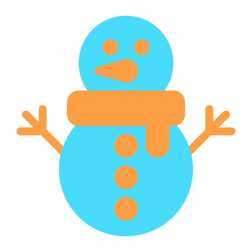 monigote de nieve Generic Flat icono
