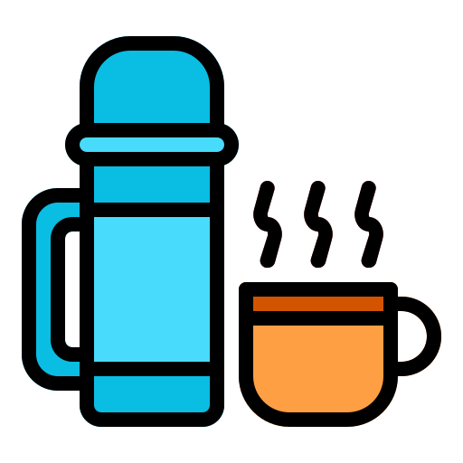 Thermo flask Generic Outline Color icon