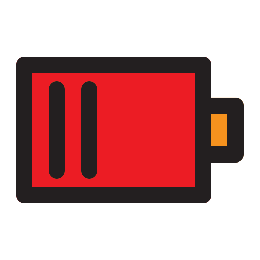 batterij status Generic Outline Color icoon