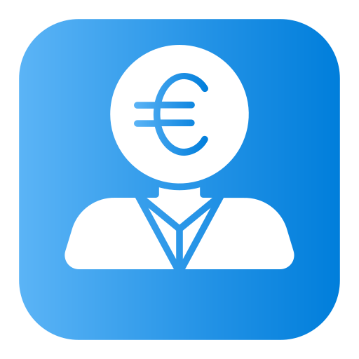 euro Generic Flat Gradient icon