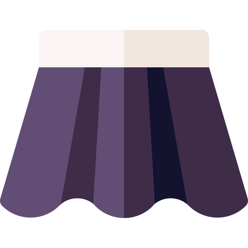 Skirt Basic Rounded Flat icon