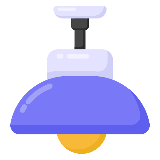 plafondlamp Generic Flat icoon
